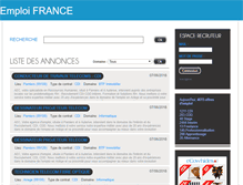 Tablet Screenshot of emploi-france.net